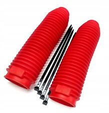 Faltenbälge Gabel Faltenbalg SATZ Progrip Rot Honda XL 600 XR 600 NX 650 ...
