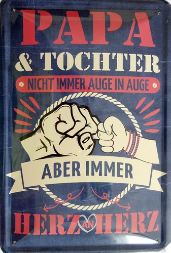Blechschild schild 20x30 - 20x30,