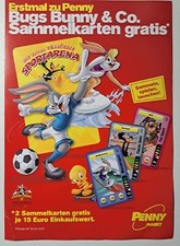 Comic-Werbeblatt Penny Markt BUGS BUNNY & Co. Sammelkarten 2012 Zustand 1/2