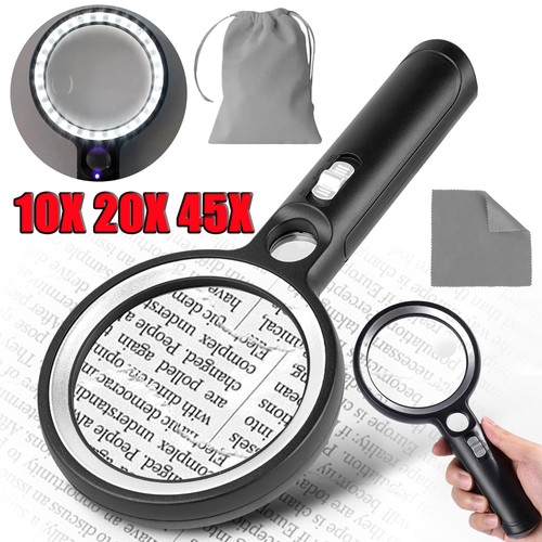 Led lupe handlupe mit licht - lupe,