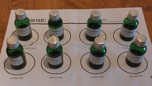 Whisky samples tasting - samples,