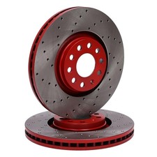 2x MASTER-SPORT Bremsscheiben Vorne für AUDI A4 Avant (8ED, B7) 320mm