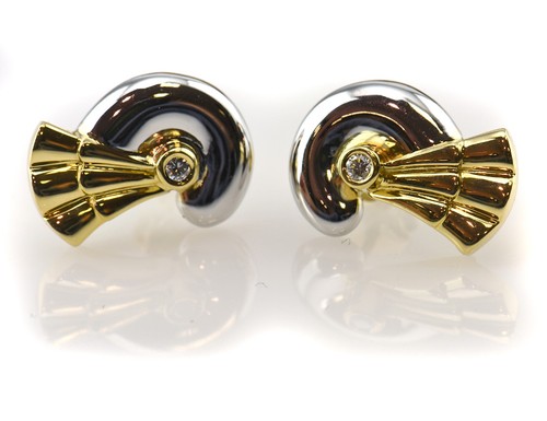 Colani schmuck ohrstecker - schmuck, 750
