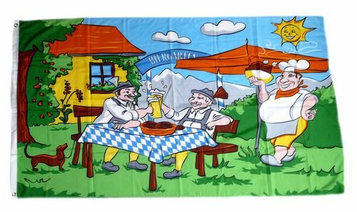 Flagge fahne biergarten - flagge,