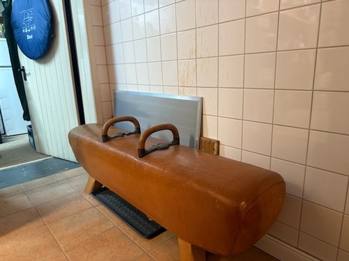 Turnpferd als sitzbank - als,