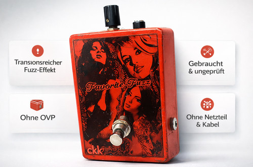 Ckk favorite fuzz effekt - effekt, pedal
