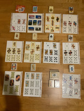 12 alte seltene Romme Karten