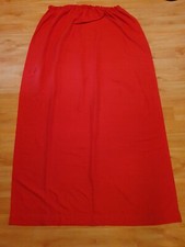 Gardine Vorhang 70er Jahre Stoff Rot 65 b x 175 l True Vintage Küche mit Hänger