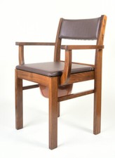 Toilettenstuhl Holz Nachtstuhl