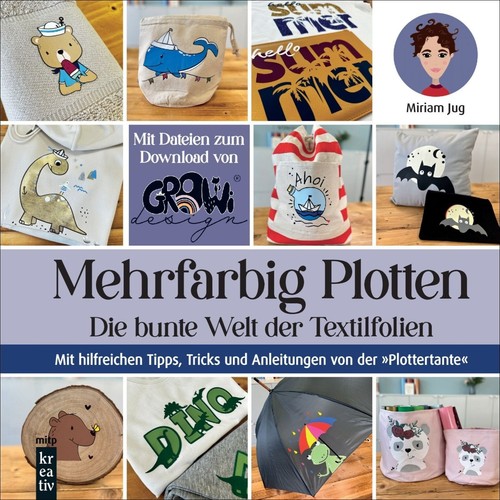 Buch mehrfarbig plotten - mehrfarbig, mit