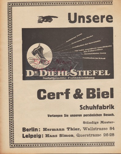 Berlin leipzig werbung 1925 - werbung,