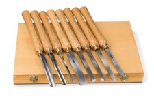 Profi-HSS-Drechselmesser Set 8-teilig Holzstar Drechseleisen - drechseln