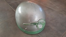 DDR VEB PERFEKT MZ HELM MOTORRADHELM HALBSCHALE LEDER RAR SIMSON AWO ETZ EMBLEM