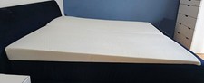 2 x ELONEO Bettkeil Topper 90 x 190 cm aus Memory Foam, Matratzen-Keilkissen 