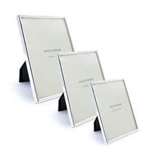 Metall Foto Ständer silber