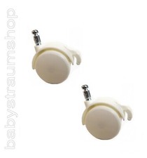 2 x Geuther Rolle m. Bremse f Laufstall Euro Parc Belami Lucy Orig. Ersatzteil