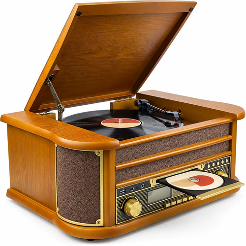 Retro musikanlage mit - musikanlage,