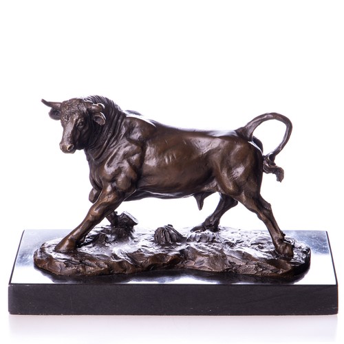 Bronze skulptur figur - figur, "