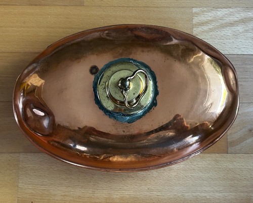 Wärmflasche aus reinem kupfer - wärmflasche,