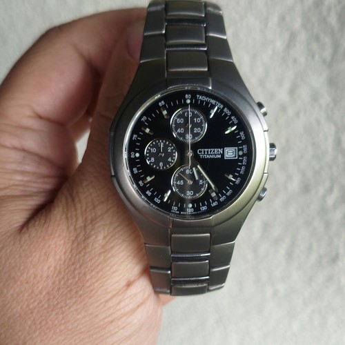 Citizen titanium chronograph - citizen,