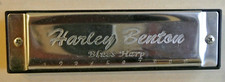 Harley Benton Mundharmonika silberfarben 10 Loch  ca.  10,2 x 3 x 2 cm