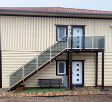 Podest, Treppe, Geländer