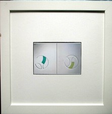 GOTTFRIED HONEGGER, Foto-Multiüle HAND-SIGNIERT mit Rahmen orig.signed SUPER