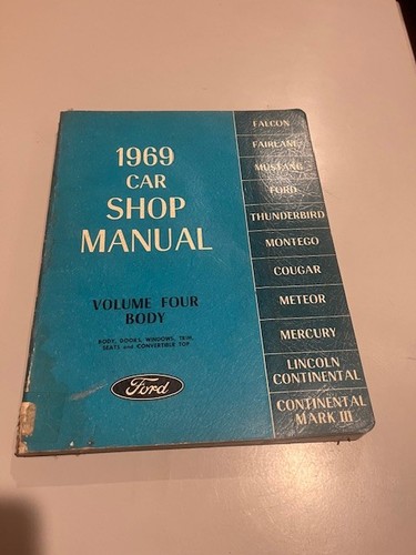 1969 ford car service - ford,