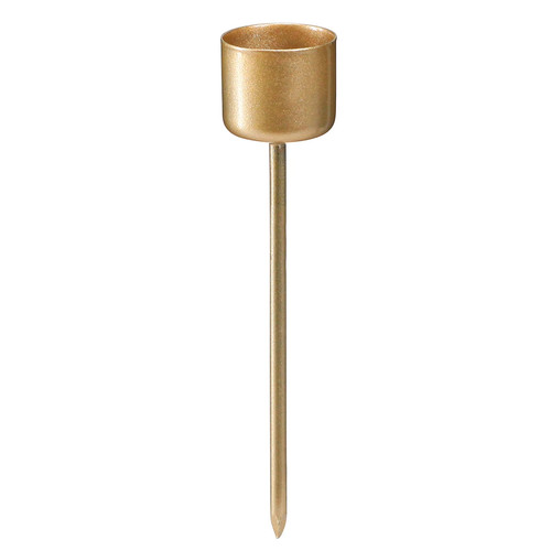 Stabkerzenhalter mattgold zum - mattgold,