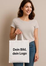 Bedruckte Tasche mit Name Logo Fototasche Geschenktasche mit Aufdruck Goodie Bag