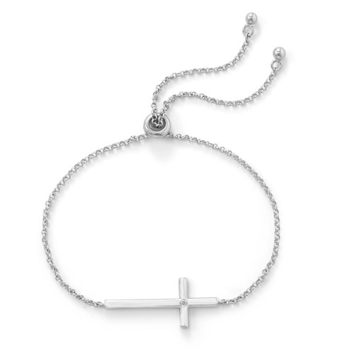 Seitliches kreuz diamant bolo - seitliches,