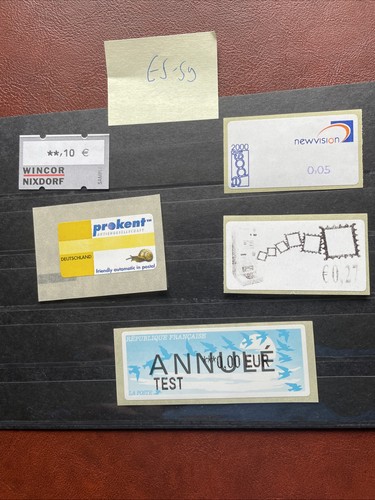 Testdrucke automatenmarken - testdrucke,
