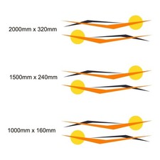 Karawane Aufkleber Set