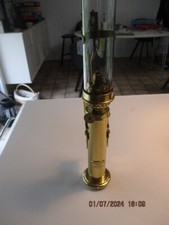 Petroleumlampe G.V. Harnisch Kopenhagen Messing Wandlampe Dänemark Schiffslampe