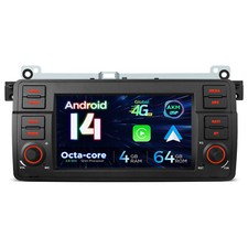 Für BMW E46 Autoradio Android 14 Octa Core 4+64G GPS NAVI 7" 2K AKM-DSP WIFI BDS