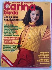 BURDA CARINA 70-er , 9 September 1977,  incl. Anleitungen & Schnittbögen