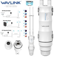 AC1200 Outdoor WIFI Extender Router Longe Range Repeater Wireless Access Point