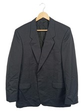 Maxim's by Enrico Herren Sakko Gestreift Business Grau Gr. 30