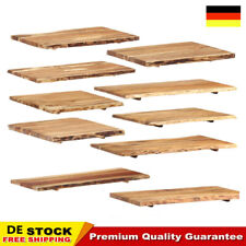 vidaXL Tischplatte Massivholzplatte Akazie Natur Baumkante mehrere Auswahl DE