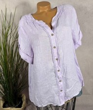 PURO LINO  Italy BLUSE HEMD