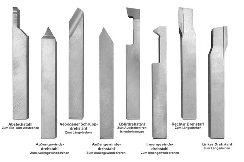 Hss drehmeißel set teilig - hss-drehmeißel-set, 8-teilig