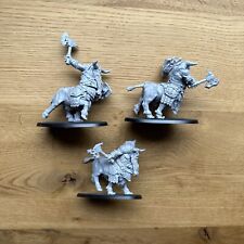 Warhammer Fantasy - Forgeworld - Chaos Dwarf 3x Bull Centaur Renders - OOP