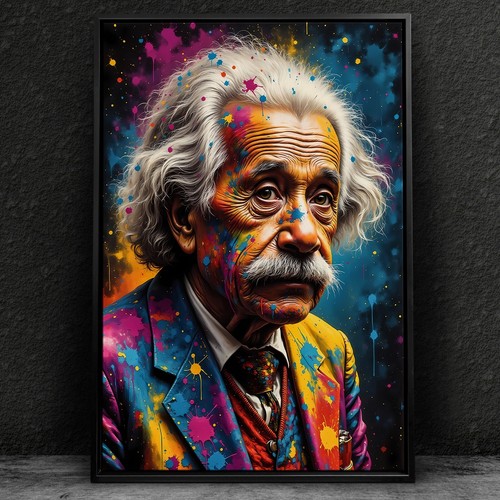 Wandbild bunt albert - bunt,