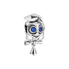 Pandora Charm 798907C01 Weise Eule Schulabschluss Charm 925/- Silber