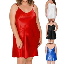 Plus Size Damen Satin