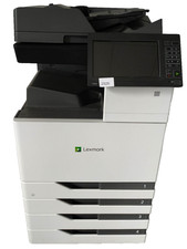 Lexmark CX922de Kopierer MFP 4in1 Color Laser A3 USB LAN ADF Duplex nur 4784 S.
