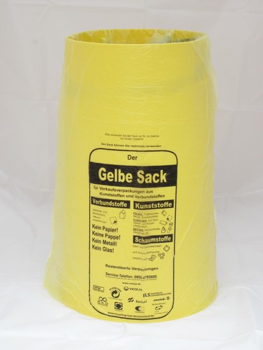 Gelbe tonne mülleimer - tonne,,