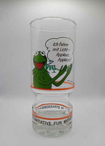 Bluna trinkglas kermit - bluna, 1981