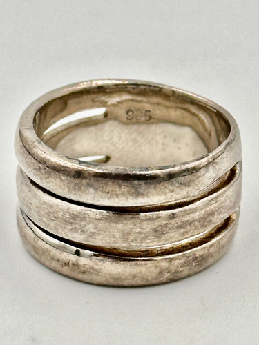 Vintage breiter 925 silber - vintage,