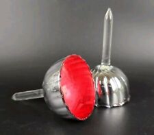 Antik Blumenstecker / Stecker verspiegelt - Teelichthalter / Gesteck - 10x6,5 cm